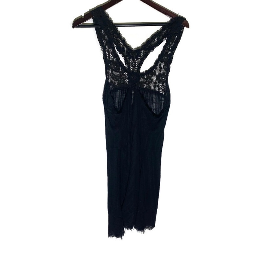 Free People black lace tank dress/Coverup XS